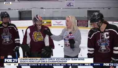 Lower Merion Liberty Girls Ice Hockey Team Wins 2026 Flyers Cup