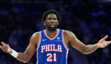 Joel Embiid to undergo surgery after being diagnosed with appendicitis, Sixers say