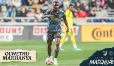 Olwethu Makhanya named to MLS Team of the Matchday
