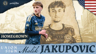 Philadelphia Union Sign Academy Product Malik Jakupovic