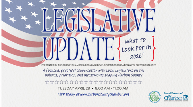 Carbon Chamber & Economic Development Corporation   Announces Legislative Update: What to Look For in 2026