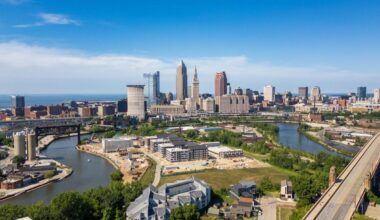 Abandoned department stores used for housing in Cleveland