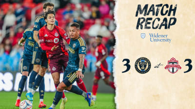 Recap | Union forced to settle for draw at Toronto FC