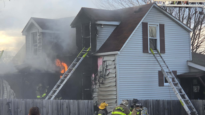 House fire in Hempfield Township on Monday, April 6, 2026