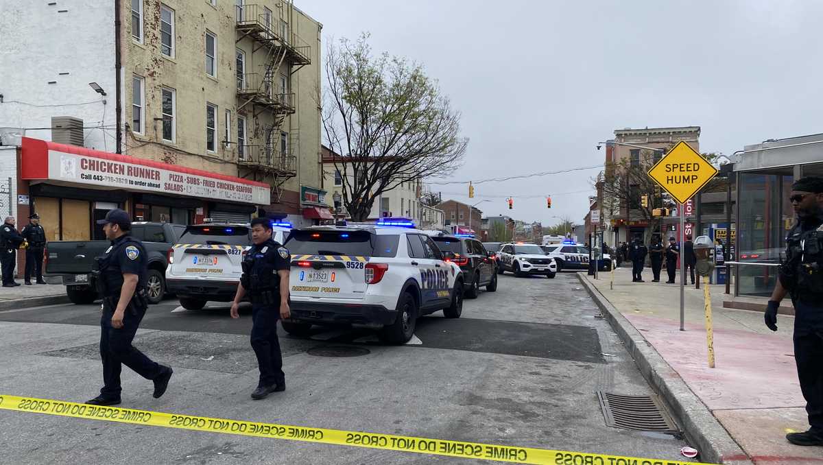 Baltimore police shooting reported on Pennsylvania avenue