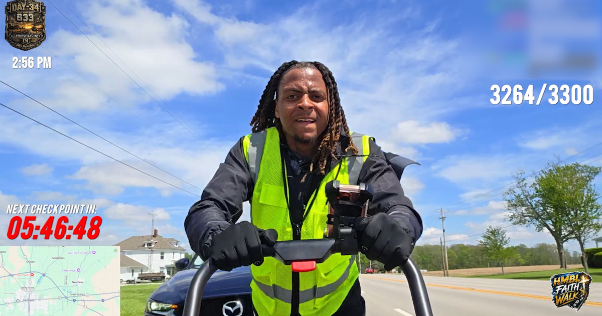 Philadelphia streamer and pastor hit by car while on cross-country walk