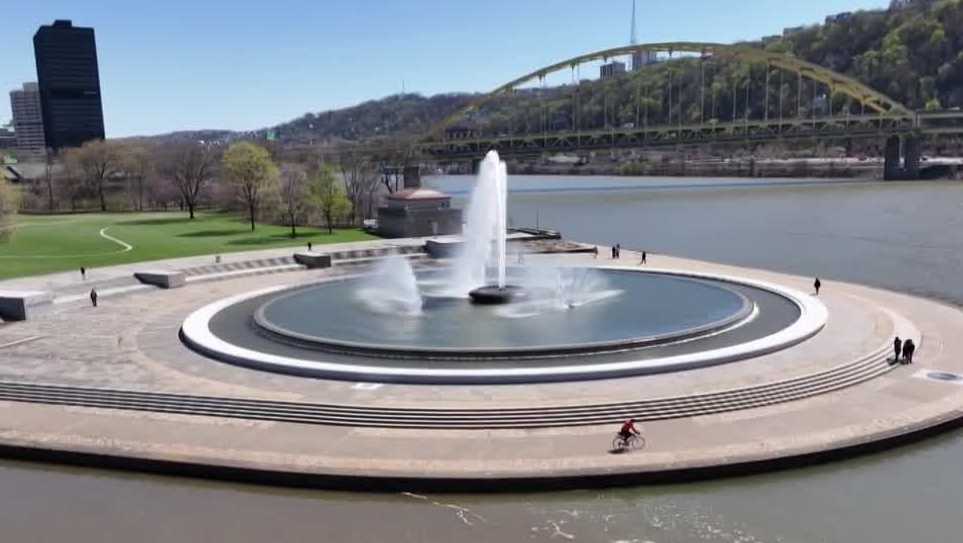 Iconic Point State Park fountain returns as upgrades made ahead of NFL Draft