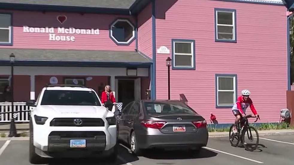 Pennsylvania father biking to every Ronald McDonald House in US for charity