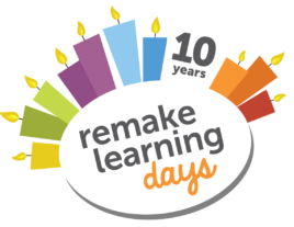 remake learning days logo 10 year
