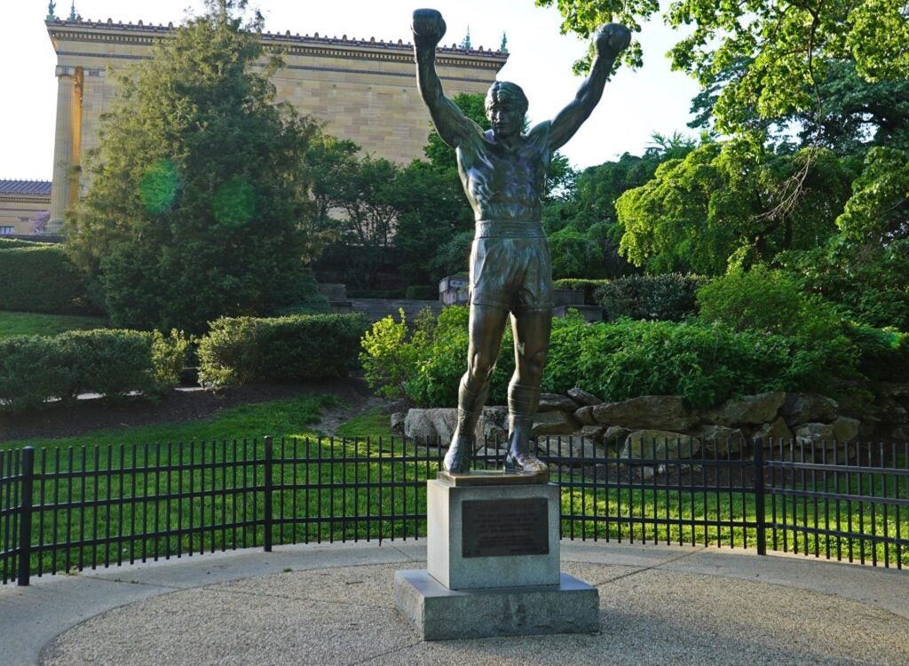 ROcky statue