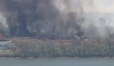 Massive wildfire burns in New Jersey just miles outside Philadelphia