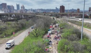 Homeless encampment on Pittsburgh's North Side returns, raising concerns