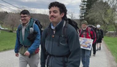 Immigration rights activist walking from Pittsburgh to ICE detention center in Clearfield County