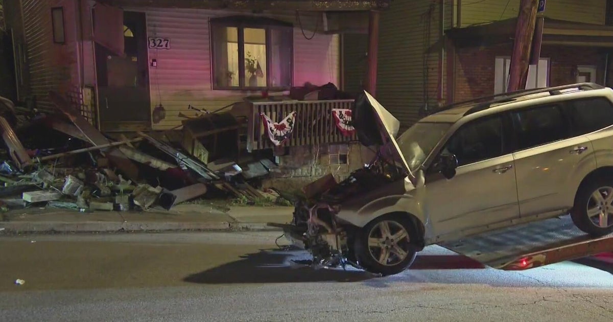 Driver charged with DUI after crashing into home, Pittsburgh police say