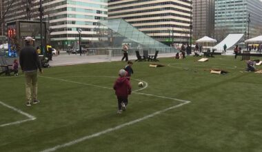Mini soccer pitch opens at Dilworth Park as Philadelphia continues countdown to 2026 FIFA World Cup