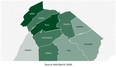 Pa. gas prices climb overnight, statewide average hits $4.15