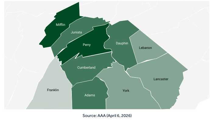 Pa. gas prices climb overnight, statewide average hits $4.15