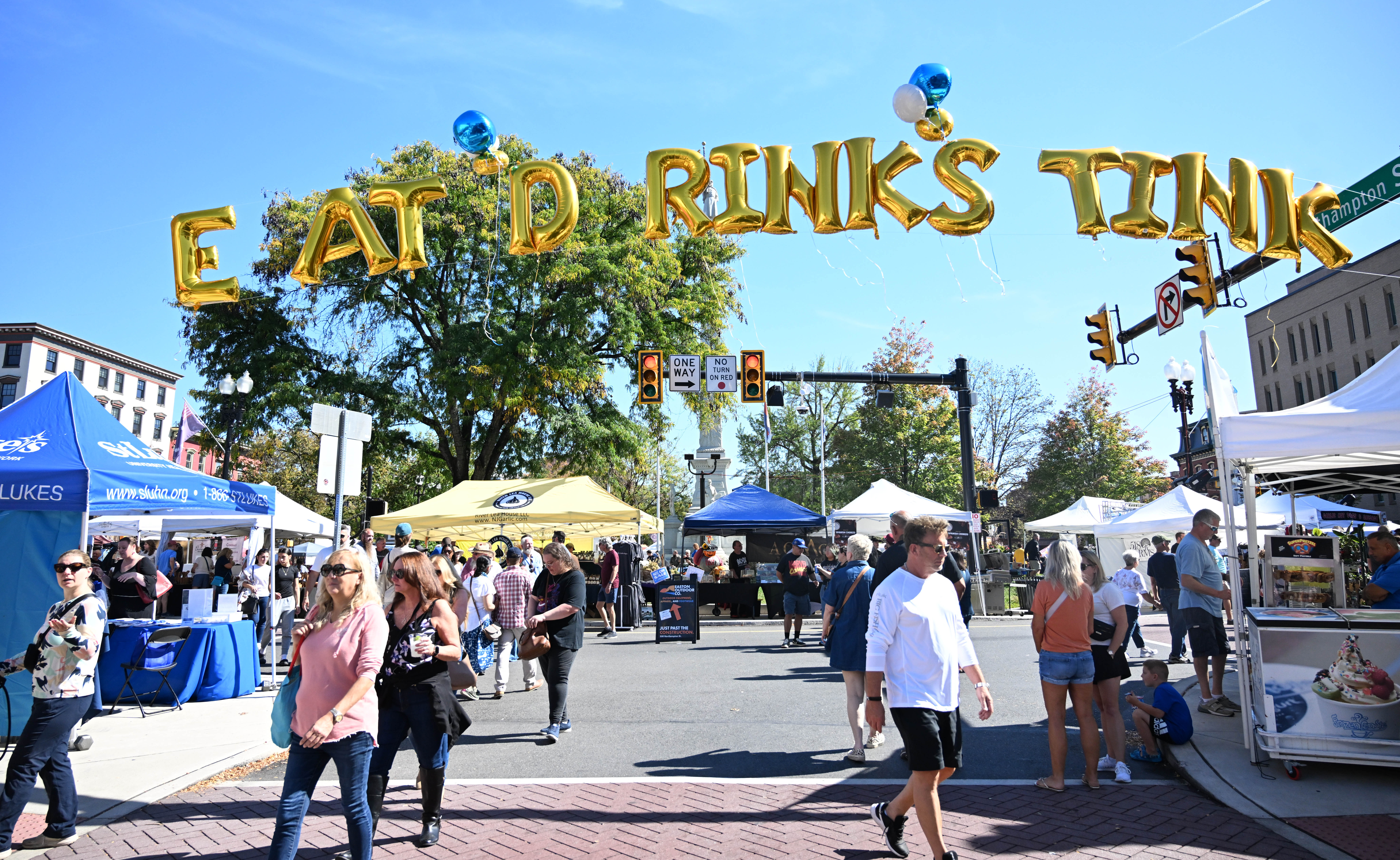 People attend the 22nd annual Garlic Fest on Saturday, Oct....