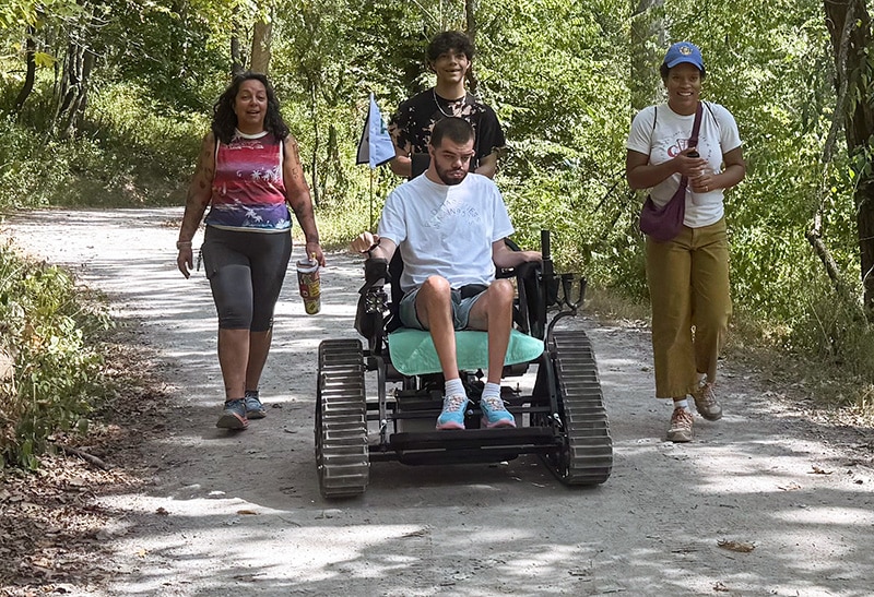 Pittsburgh Parks Conservancy's new Trackchair program helps everyone enjoy local trails