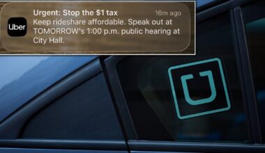 Uber calls on Philly riders to speak out against $1 rideshare tax at city council meeting
