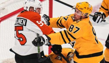 Flyers rattle Penguins again as Pittsburgh drops both at home in stunning start to series – Butler Eagle