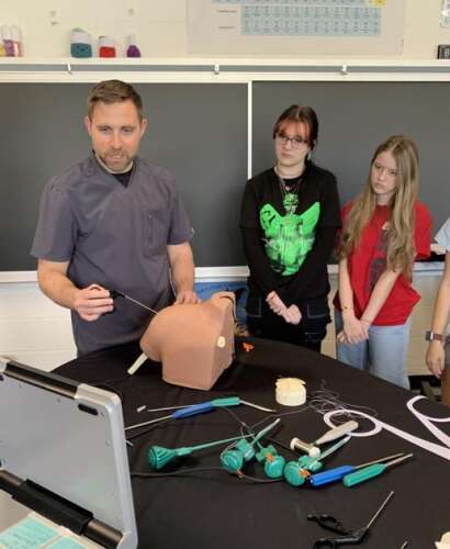 Area students learn about medicine through St. Luke’s – Times News Online