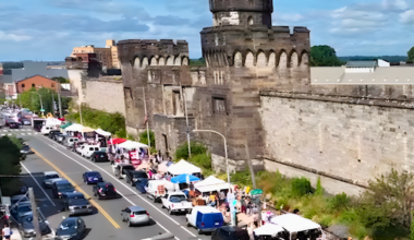 More than 150 vendors will fill the area around Eastern State Penitentiary for a vintage flea market