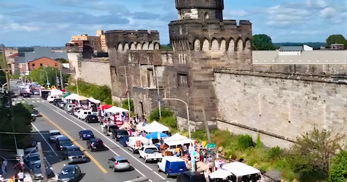More than 150 vendors will fill the area around Eastern State Penitentiary for a vintage flea market