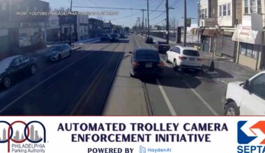 Philadelphia to start $51 fines for double parking in trolley lanes April 1