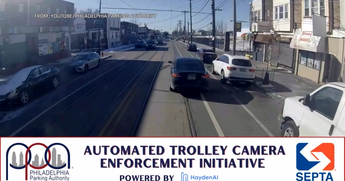 Philadelphia to start $51 fines for double parking in trolley lanes April 1