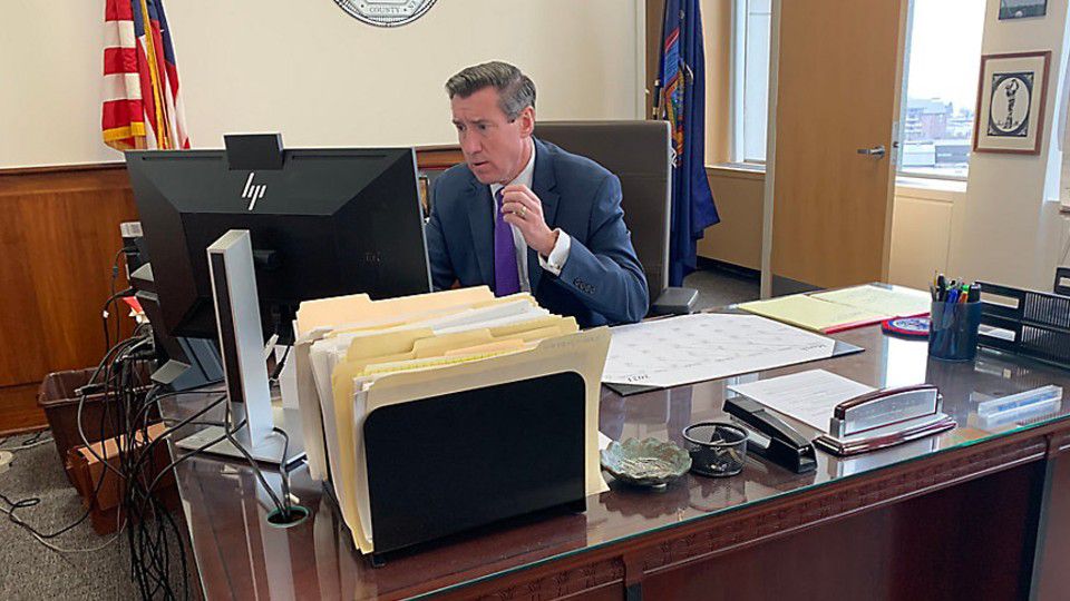 Former Erie County District Attorney John Flynn. (Spectrum News 1 Photo)