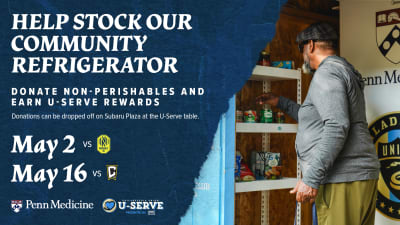 Philadelphia Union and Penn Medicine to host Food Drive During May Matches
