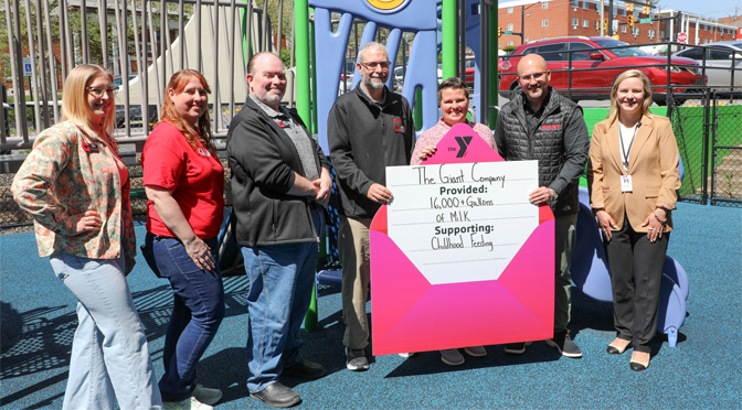 River Crossing YMCA and GIANT Celebrate Partnership On Track to Deliver More Than 50,000 Gallons of Milk to Children Across Three Counties