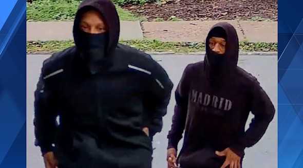 Edgewood Borough police searching for two suspects in alleged attempted vehicle theft. May 23, 2026.