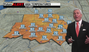 Pennsylvania weather: Warm, dry weather enters region