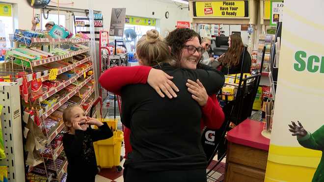 Pennsylvania Lottery winner Beth Dudley bought a winning ticket in the Pennsylvania Lottery