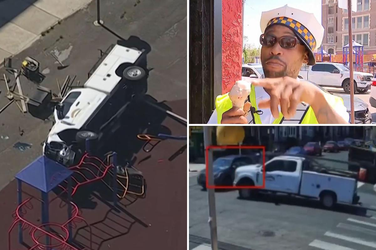 Philadelphia crossing guard eats ice cream during viral video
