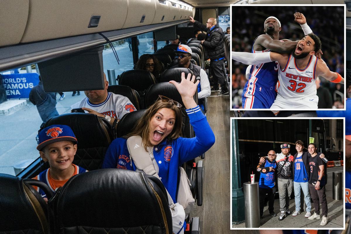 Knicks fans flood Philadelphia for Game 3, clapping back at Joel Embiid