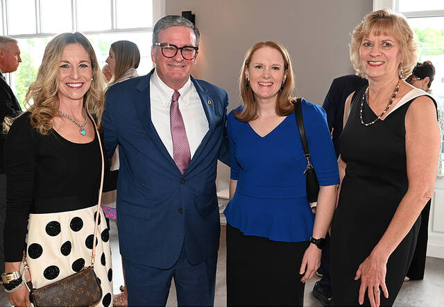 <p>NEPA Alliance employees from Pittston pose with the Pennsylvania Secretary of Transportation at the Banks - A Waterfront Venue. From left: Nettie Ginochetti, Carroll, Kate McMahon, and Paula Terpak.</p>
<p>Tony Callaio | For Sunday Dispatch</p>
