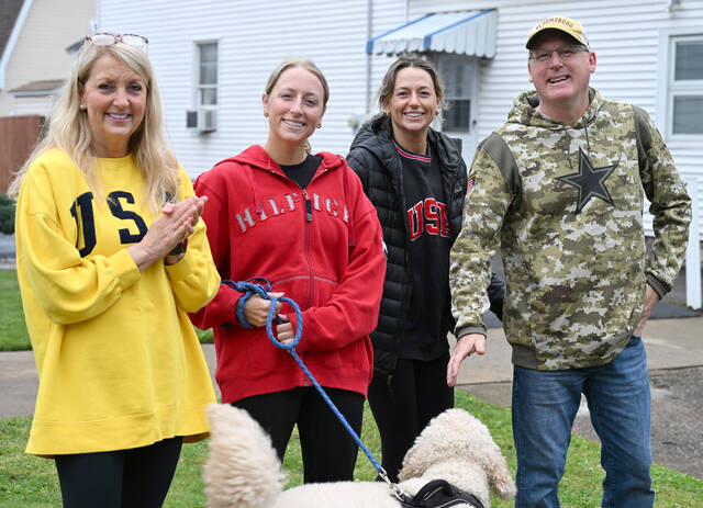 <p>The Bednarski family always has a front and center seat for the annual West Wyoming/Wyoming Memorial Day Parade. From left: Lyn, Bree, Drew, and Joe.</p>
<p>Tony Callaio | For Sunday Dispatch</p>