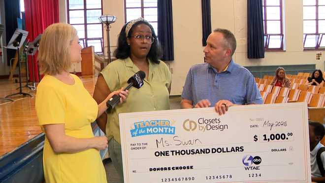 WTAE Teacher of the Month WTAE Teacher of the Month: Phylicia Swain, Pittsburgh Miller PreK-5