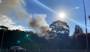 SunLive - Fire on SH2 near Bethlehem