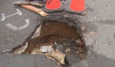 Neighbors fed up with sinkhole in North Philadelphia