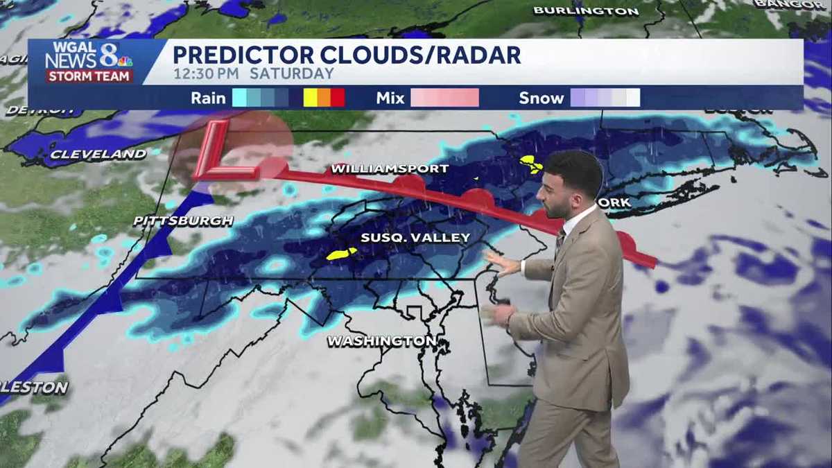 Mostly sunny & cool today, more rain chances heading into the weekend across south-central Pennsylvania