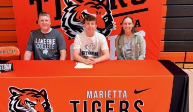 Marietta’s Hawkins signs with Lake Erie College | News, Sports, Jobs