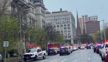 Large police presence at ECC City Campus due to ongoing situation