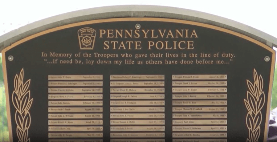 Pennsylvania State Police, Shapiro honor fallen State Trooper