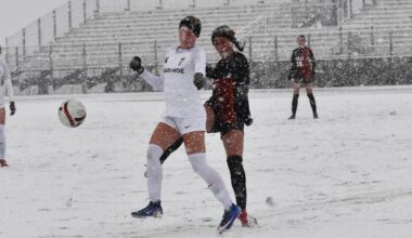 Erie girls soccer defeated Arapahoe 2-0 behind Elodie Kirchoffner.