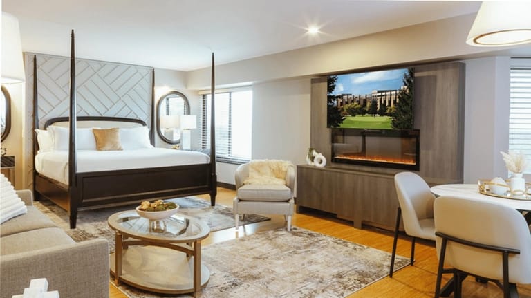 A room at the Woodcliff Hotel & Spa in Fairport.