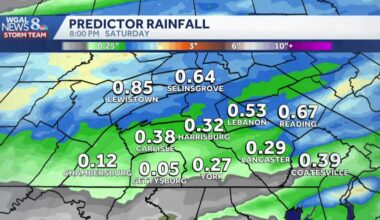 Saturday rain could impact outdoor celebrations in south-central Pa.